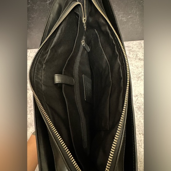 COACH BECKETT STRUCTURED BRIEFCASE WITH HERRINGBONE PRINT (F72990) - Picture 8 of 12